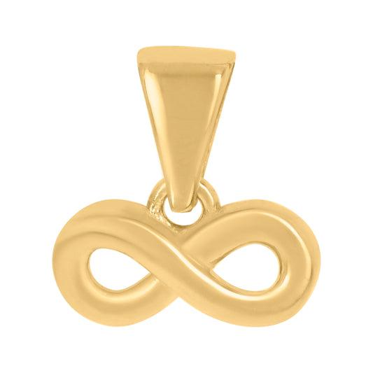 10k Yellow Gold Womens Love Symbol Infinity Charm Pendant