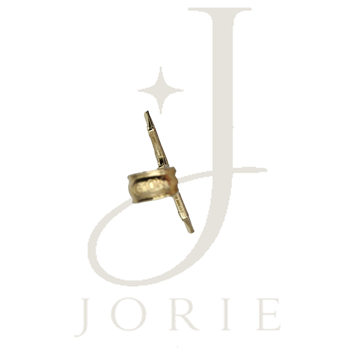 10k Yellow Gold Diamond-Cut Unisex Cross Crucifix Religious Charm Pendant